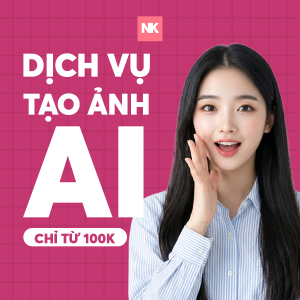 Dịch vụ tạo ảnh bằng AI giá rẻ